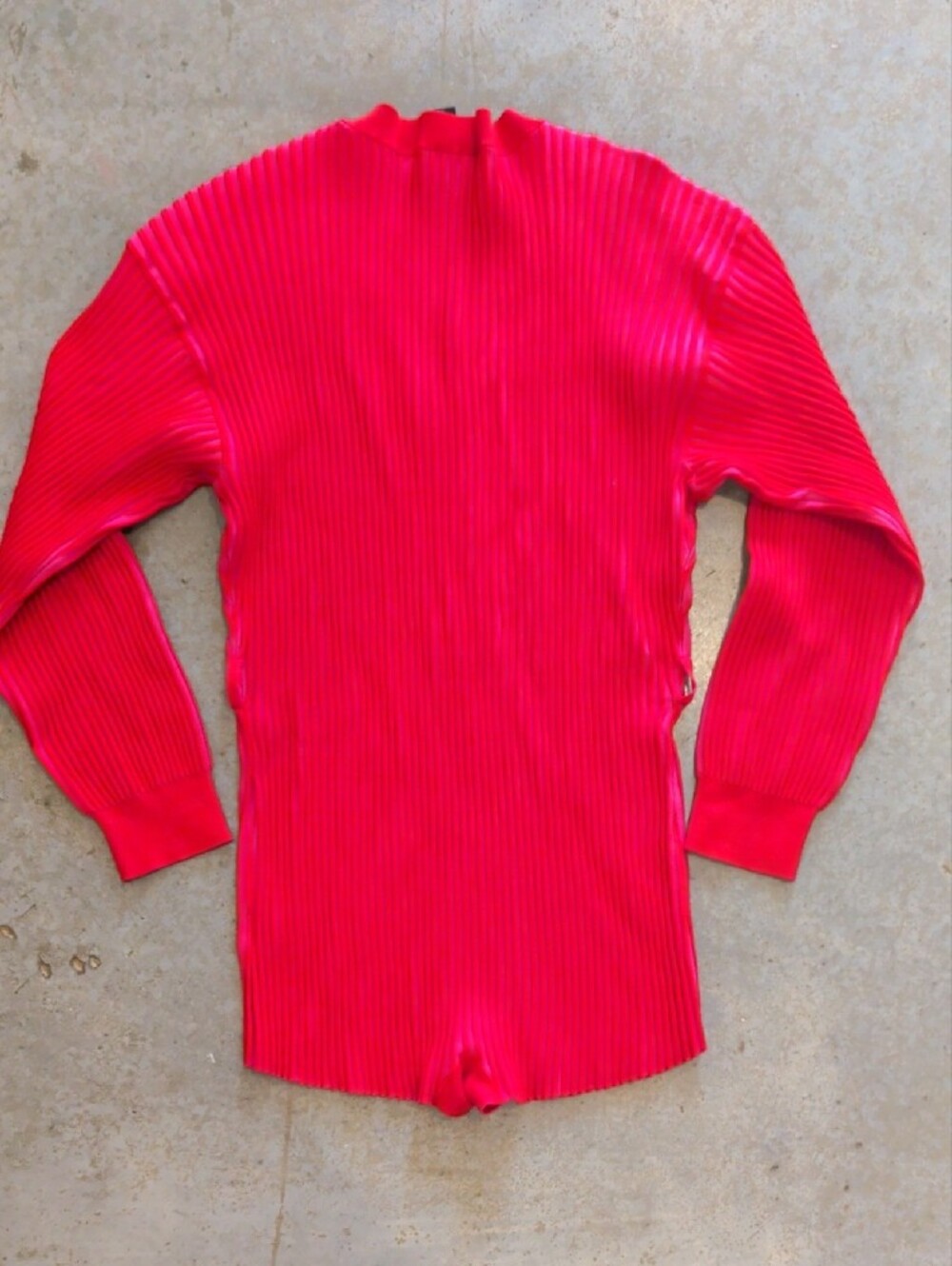 Adidas Ivy Park Pink And Red Ribbed Romper - Picture 10 of 11